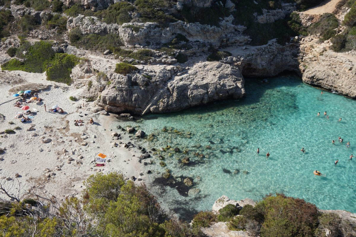 Cala Marmols the best hidden coves Mallorca South