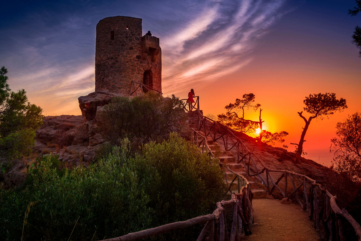 Can bonico hotel best sunsets mallorca torre de ses animes viewpoint