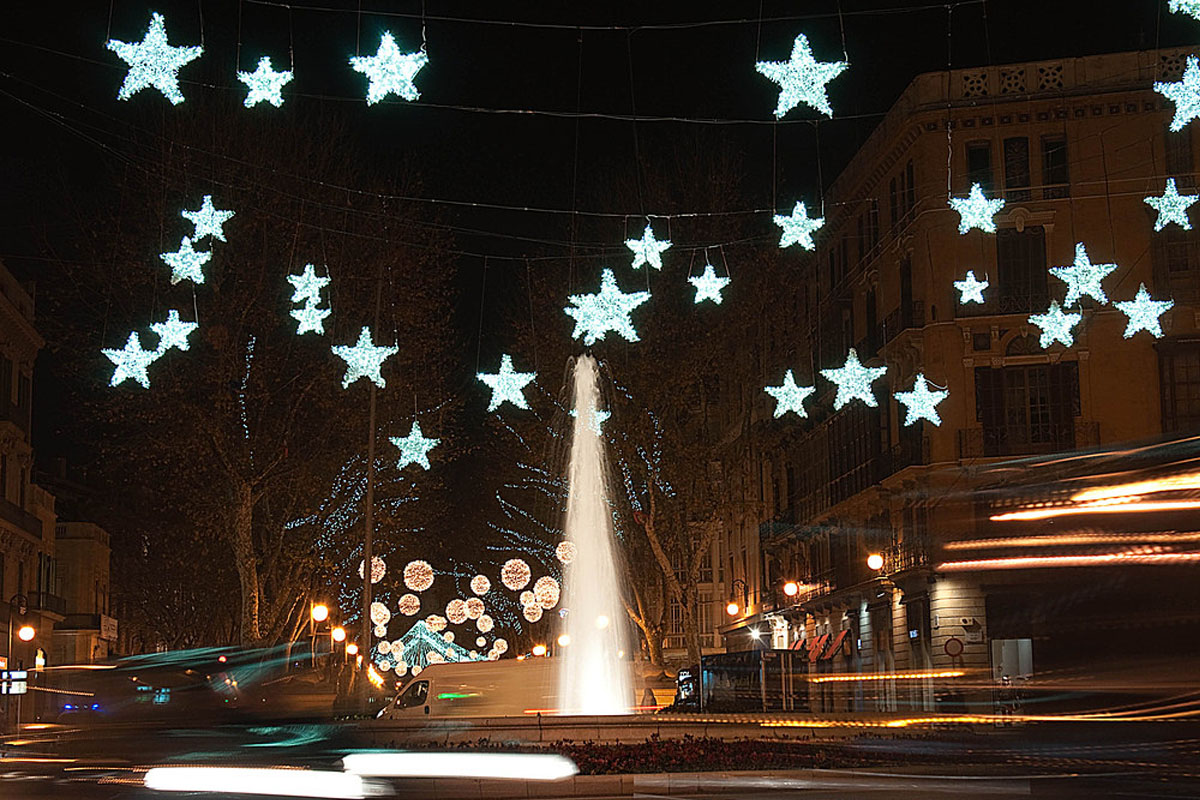 Can Bonico Hotel Mallorca Christmas lights