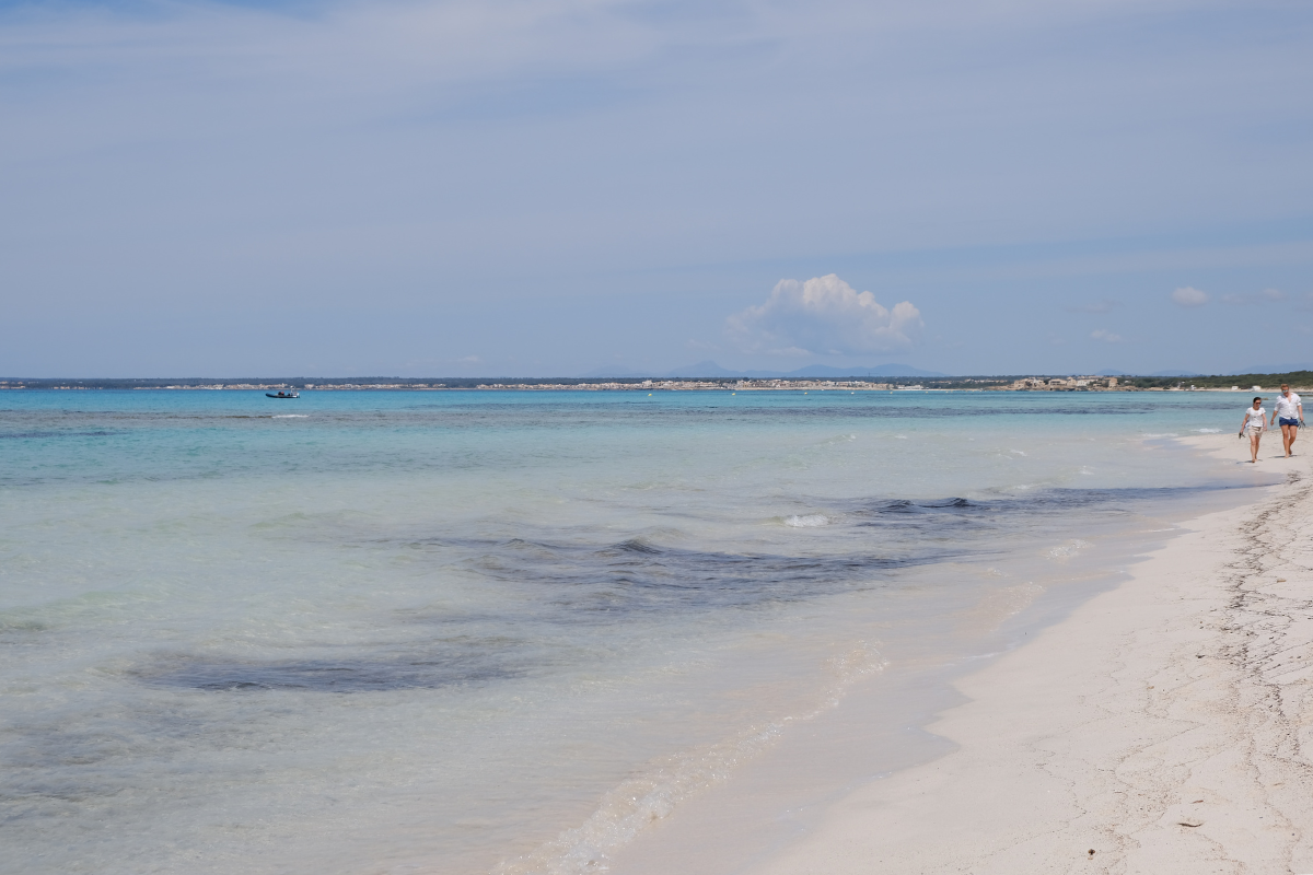 es trenc can bonico beach winter mallorca 