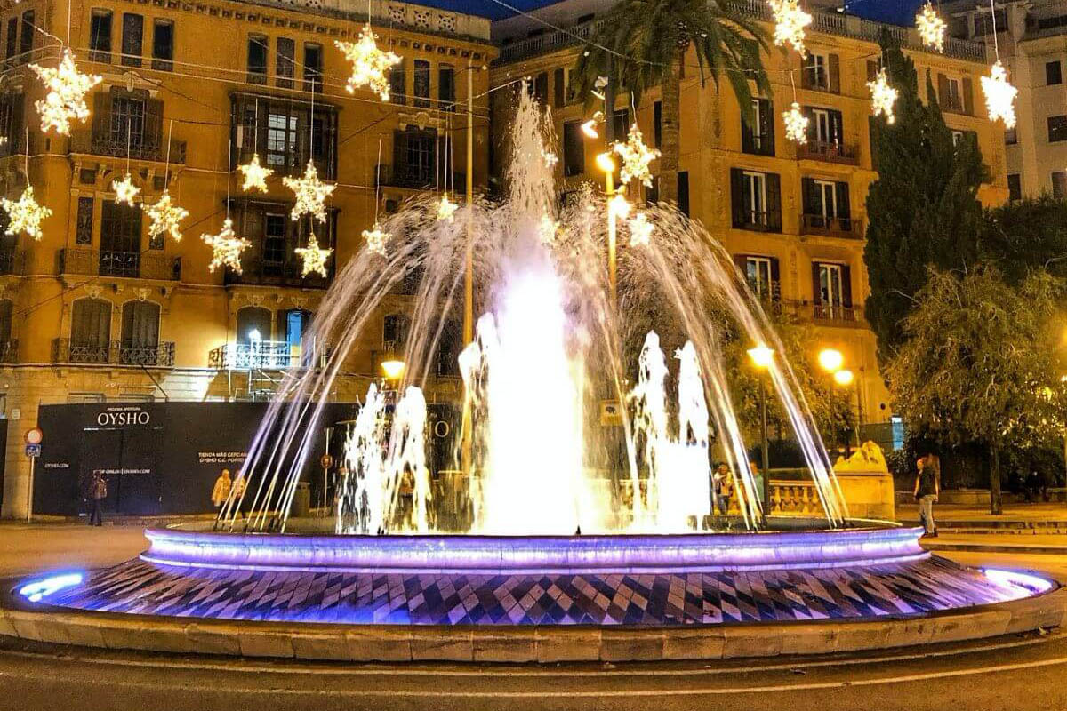 palma luces mallorca xmas can bonico hotel Weihnachten Mallorca Navidades Mallorca